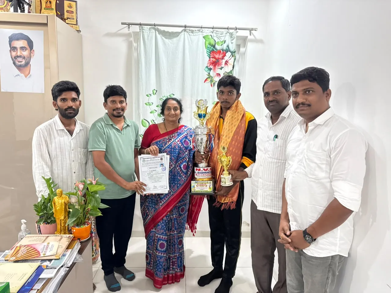 శభాష్ సాయి... బాల్ బ్యాడ్మింటన్ రాణిస్తున్నబీసీ విద్యార్థి సాయికుమార్