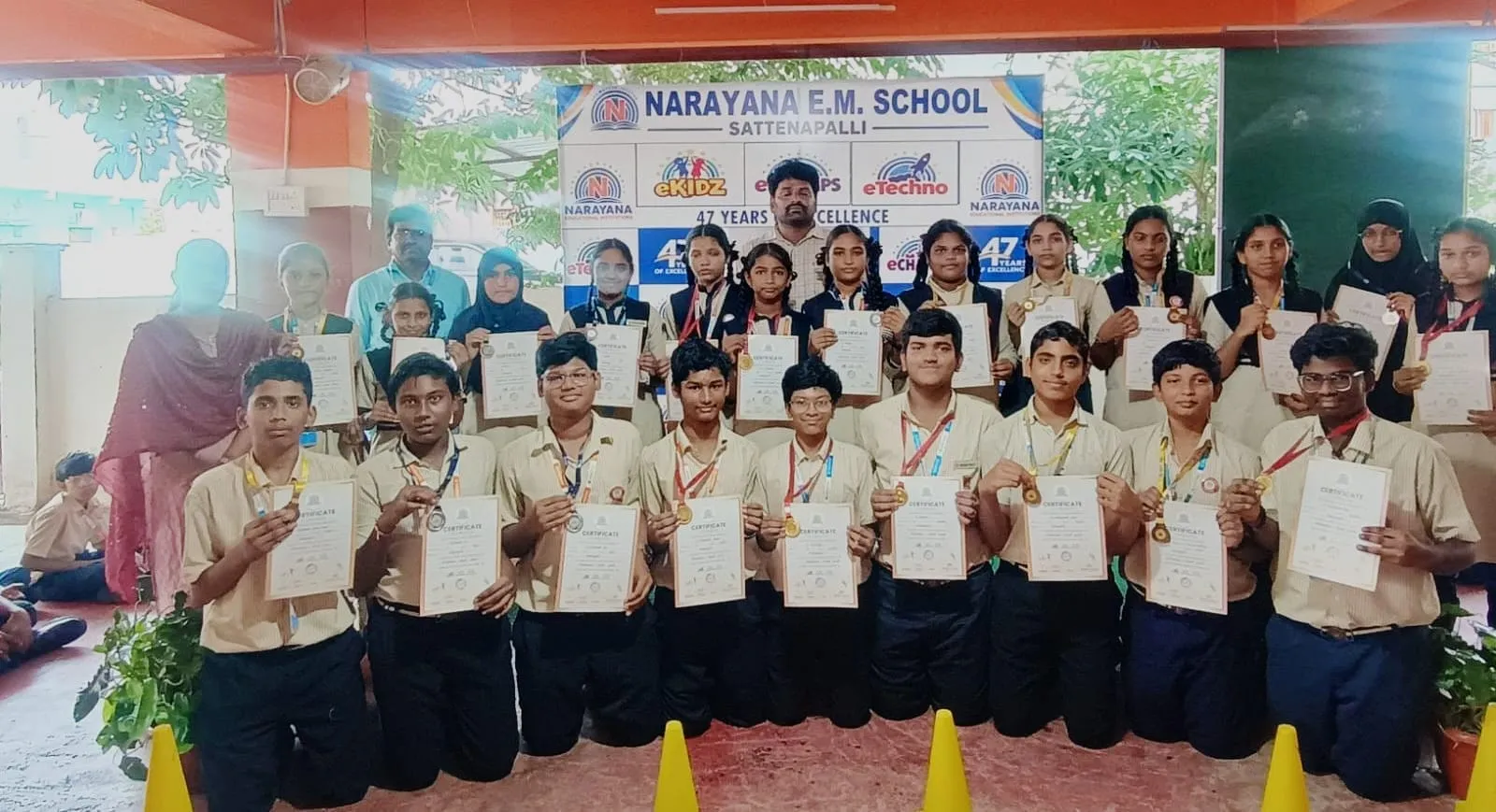 నారాయణ ఈఎం పాఠశాలలో డేలిబరేషన్ కార్యక్రమం